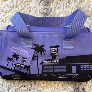 Trader Joe's Purple Mini Insulated Bag